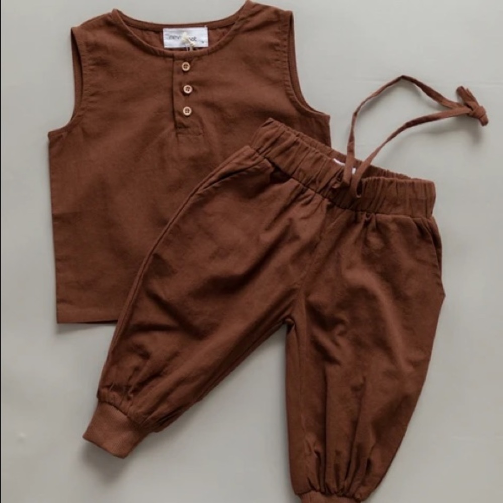 NWT Set of Kindly never/not balloon pants and tank